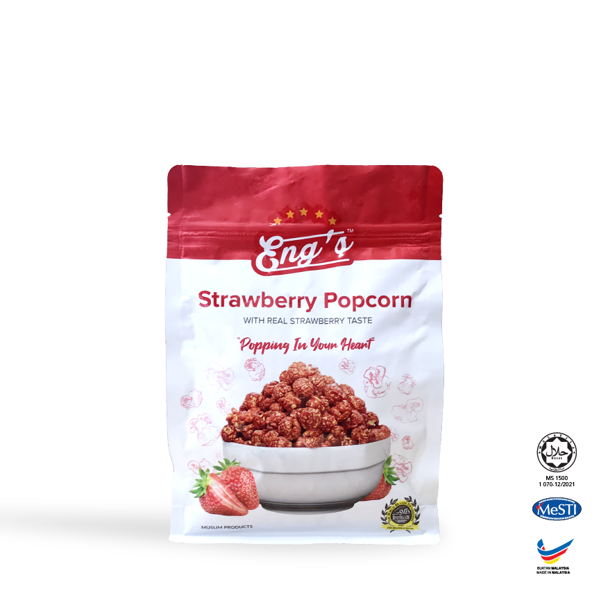 Eng's Popcorn Strawberry - 200g